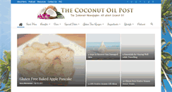 Desktop Screenshot of coconutoilpost.com
